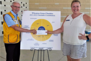 Wheaton Lions Charities lions gift honors wishes