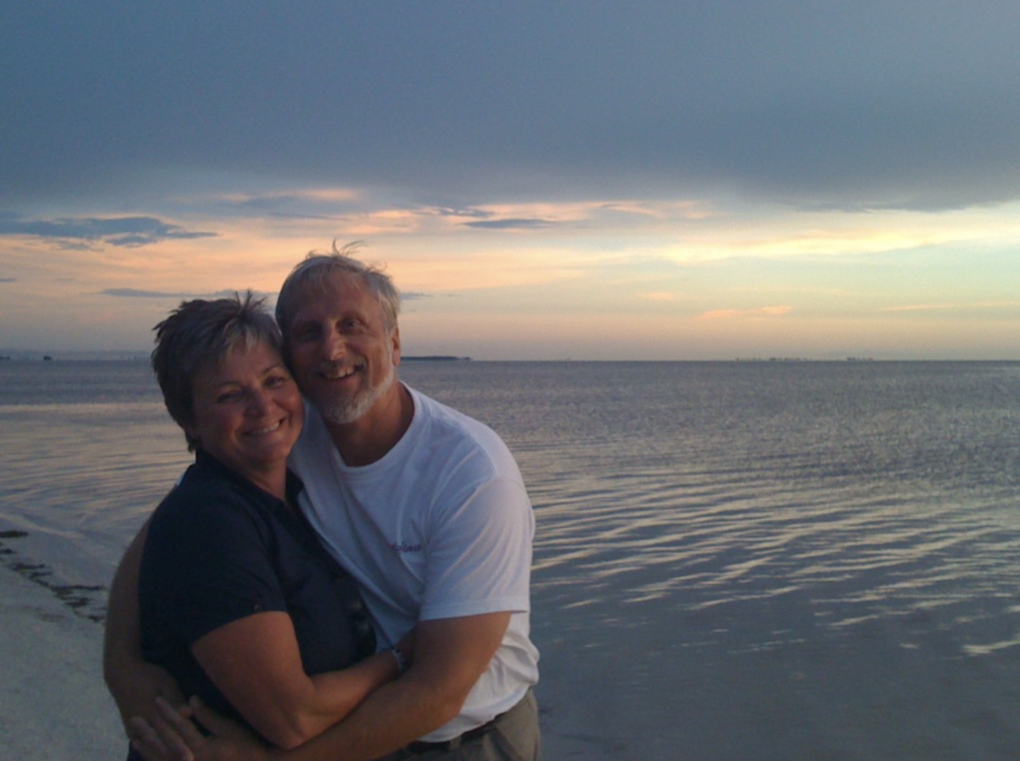 Mark and Joy at the beach