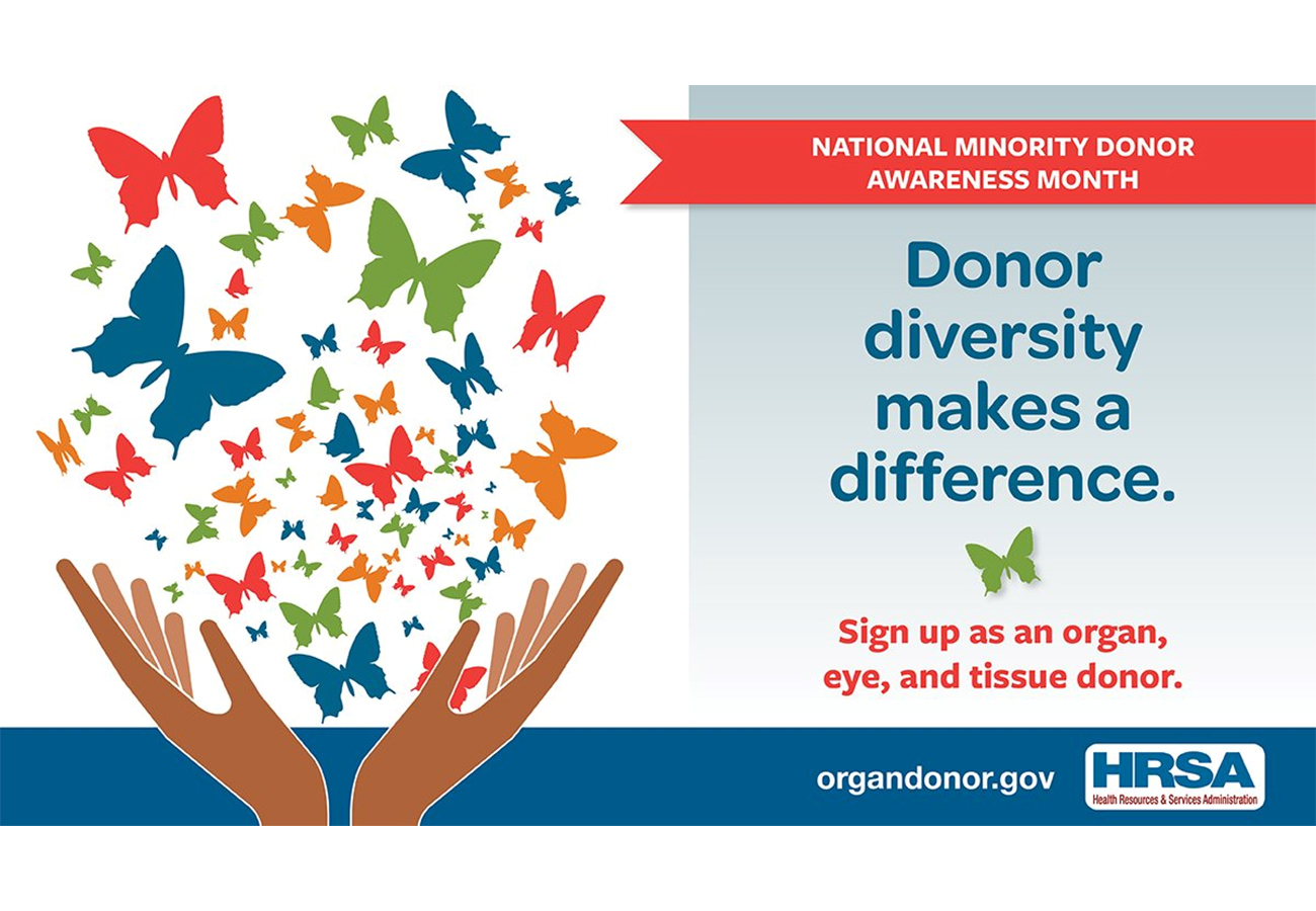 National Minority Donor Awareness month