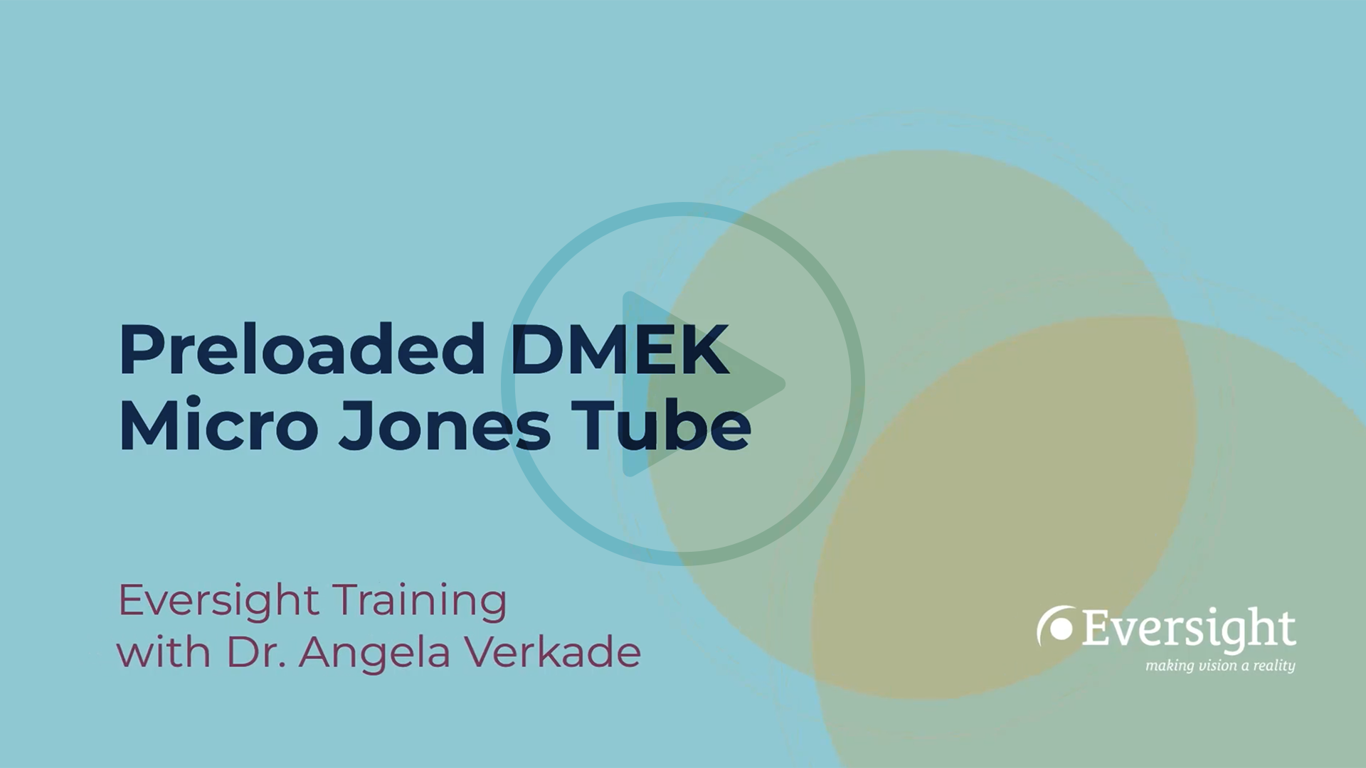 Preloaded DMEK