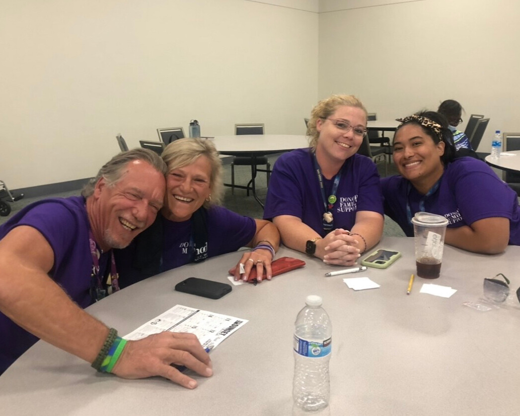 Joy and John group at Transplant Games