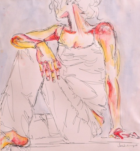Self portrait of Katie Vaudrey