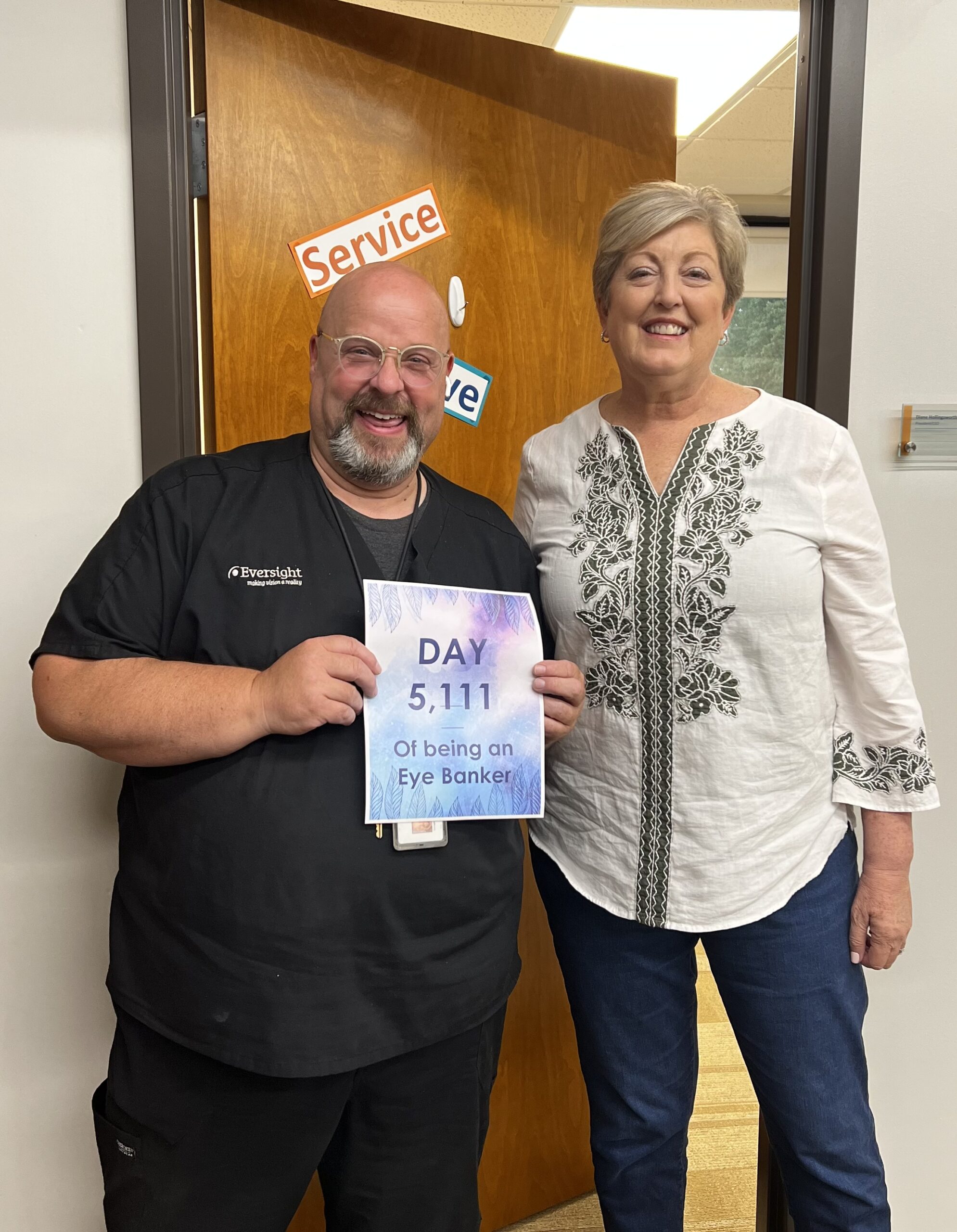 Diane Hollingsworth with Kris Maven