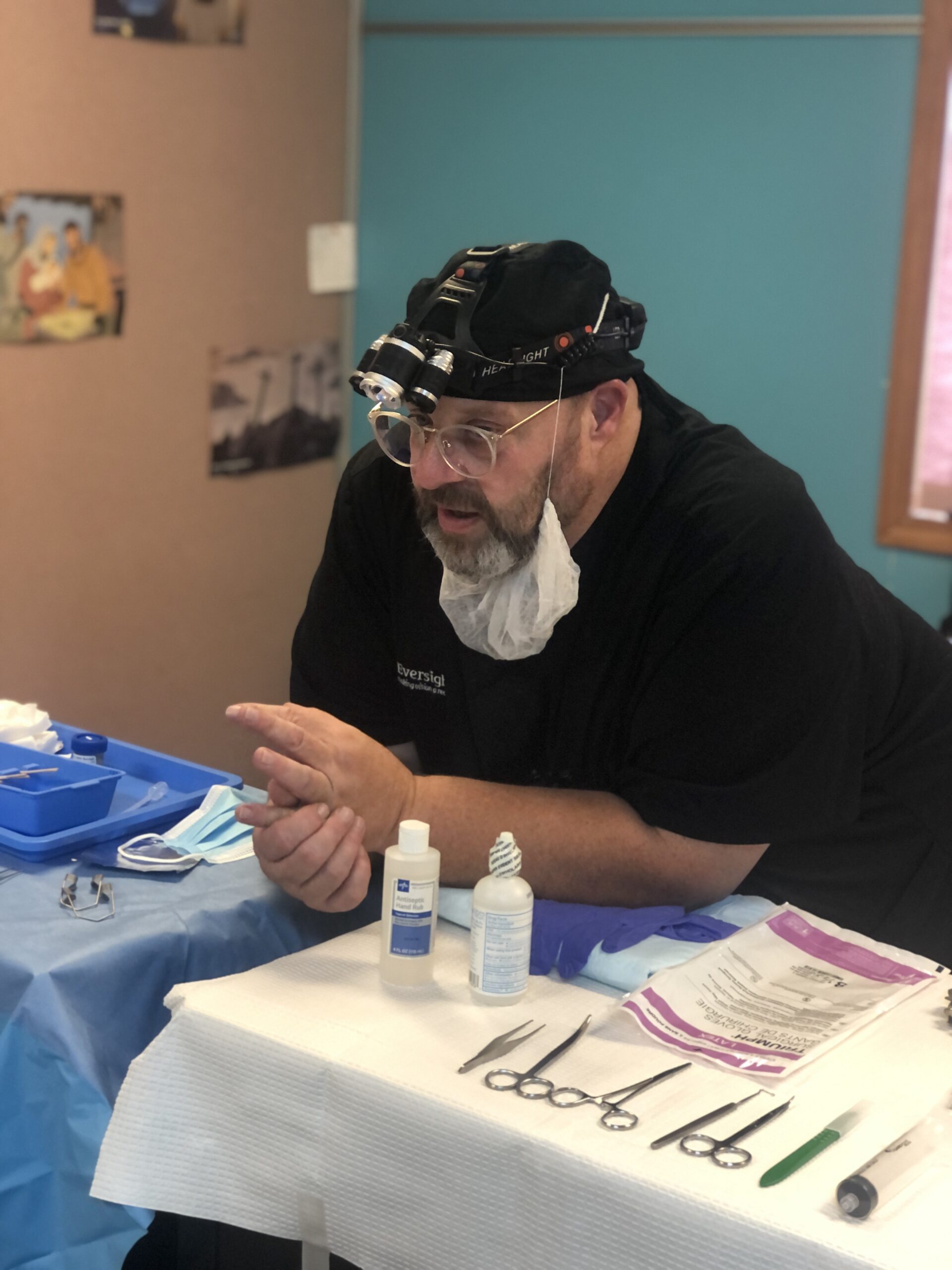 Recovery Technician Kris Mavin teaching