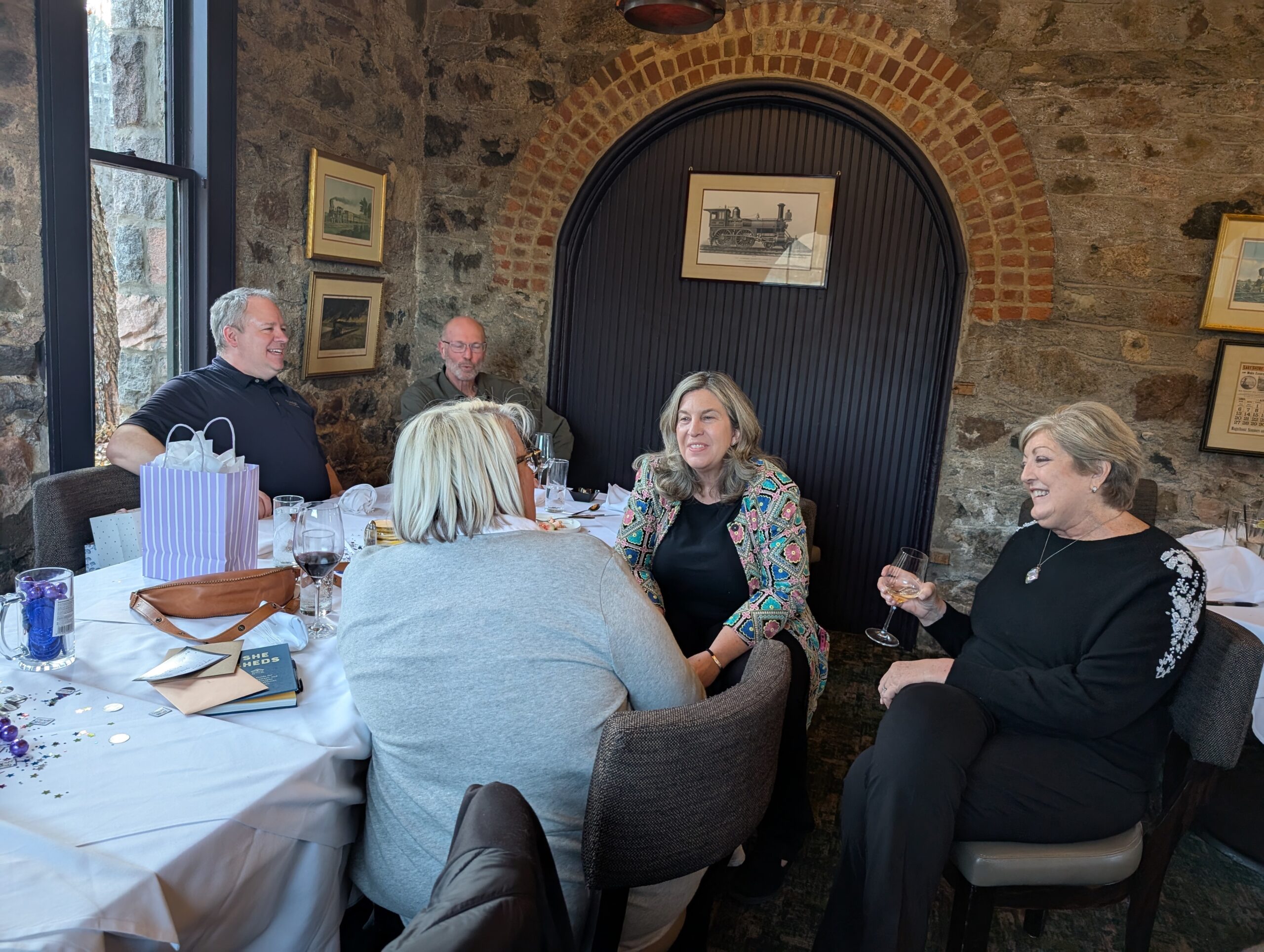Kathy Zelenock interacting with Eversight leadership