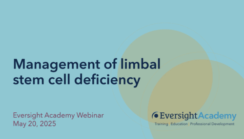 Management of limbal stem cell deficiency | Webinar recap