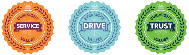Service, Drive & Trust values