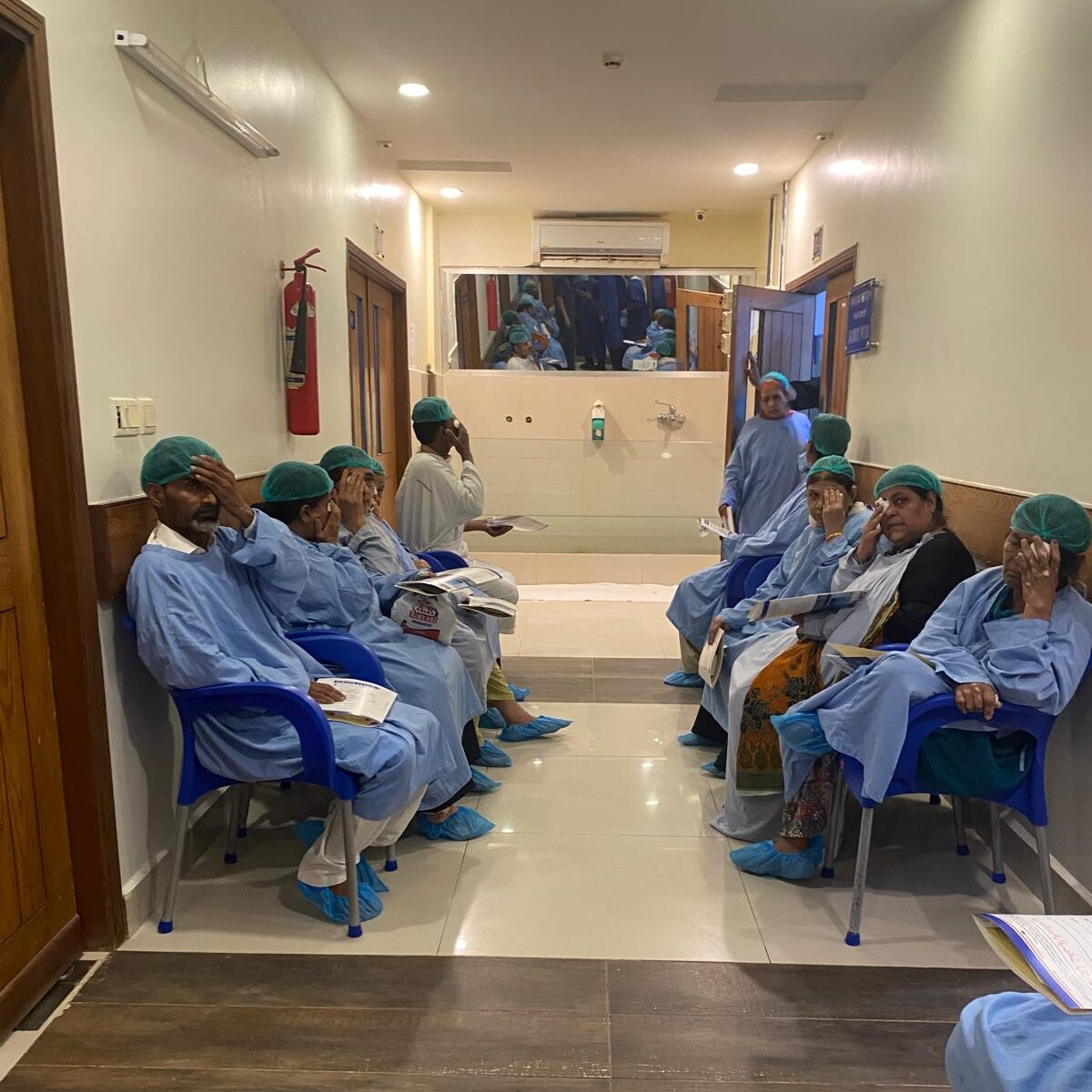 Patients waiting for surgery