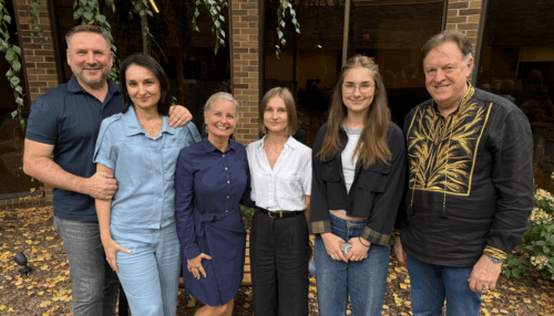 Ukrainian physicians visit Eversight for training.